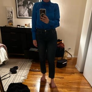 Intermix Bright blue silk top from Intermix.